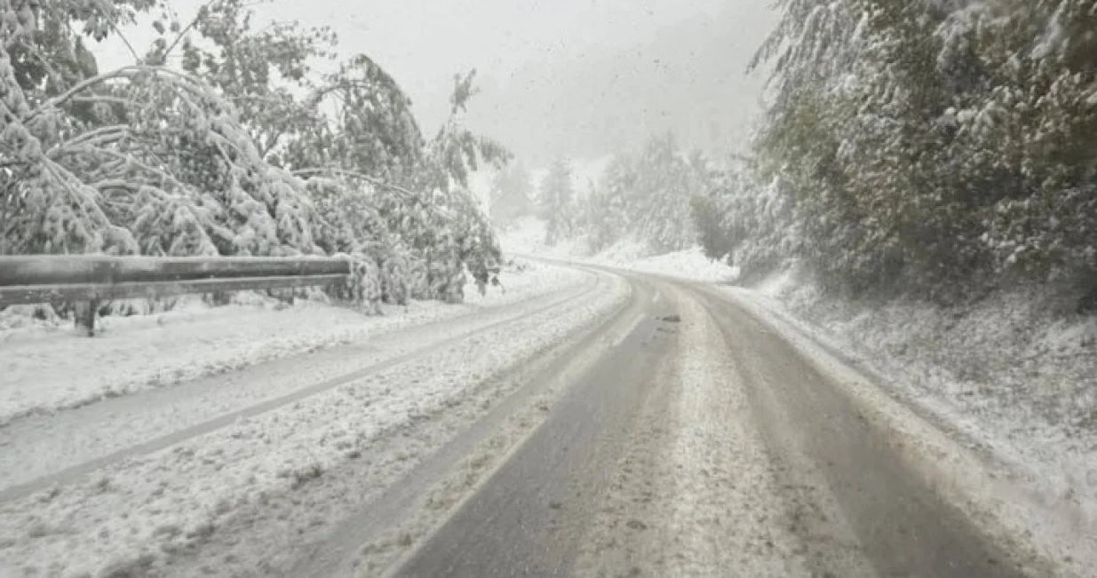 rogoj, obustavljen saobraćaj zbog snijega/Teretnjaci.ba/Facebook