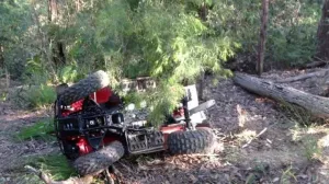 Quad sa kojeg je Arap pao na Vlašiću/Travnički.info