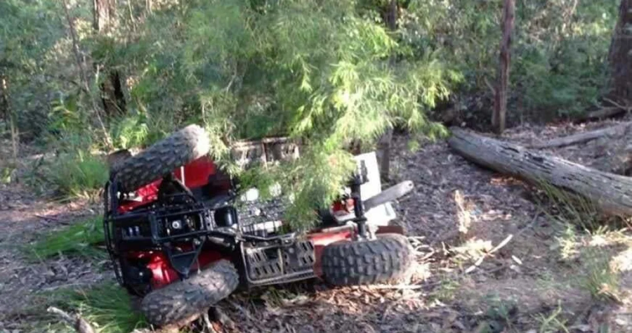 Quad sa kojeg je Arap pao na Vlašiću/Travnički.info