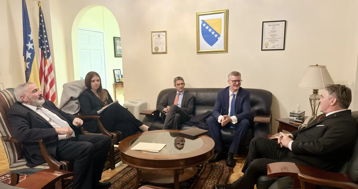 Željko Komšić sa Danielom J. Lawtonom u Washingtonu Predsjedništvo BiH/Predsjedništvo Bih