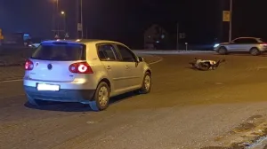 U nesreći učestvovali Golf i motocikl/BN TV/