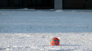 Lopta u snijegu/Foto: 