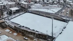 Stadion Mokri Dolac pod snijegom/Foto: 