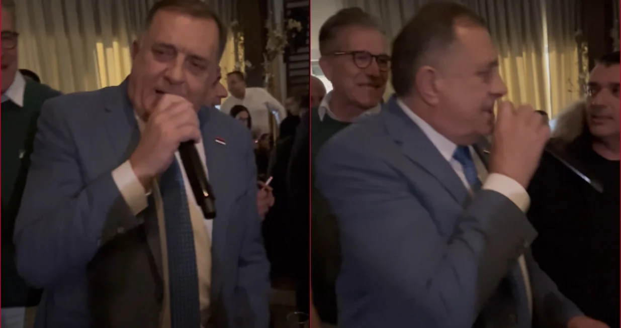 milorad dodik, pjevanje, izbori, snsd/Screenshot