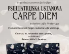 Javna ustanova "Centar kulture i mladih Općine Centar", u saradnji sa Bosanskom medijskom grupom, organizuje promociju romana "Psihijatrijska ustanova – Carpe diem" autorice Lejle Motoruge/