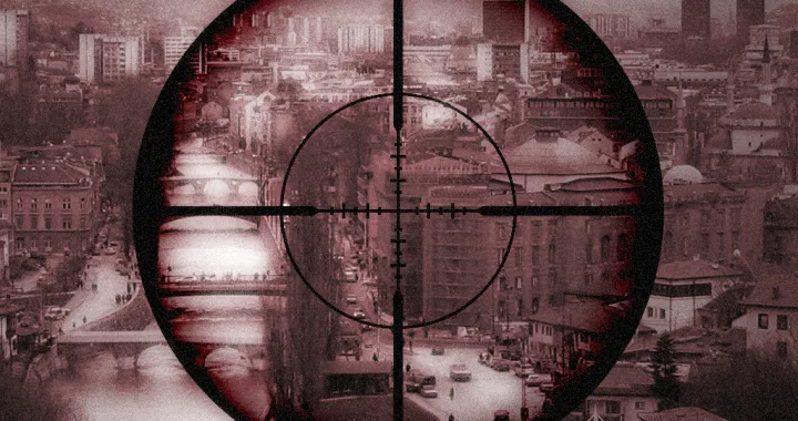 Kolumna Đure Kozara: Ruski snajperisti iznad Sarajeva/Ilustracija/Benjamin Krnić