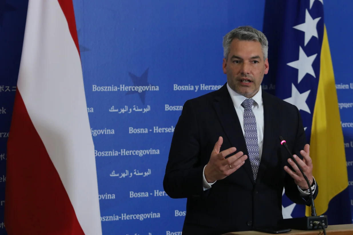 Pres ministra sigurnosti BiH Selme Cikotića i ministra unutra&scaron;njih poslova Republike Austrije Karlom Nehammerom/Senad Gubelić