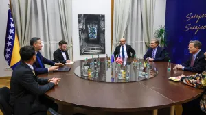 Denis Bećirović, Mike Turner i Donald Norcross//