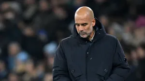 Soccer Football - UEFA Champions League - Manchester City v Bayer Leverkusen - Etihad Stadium, Manchester, Britain - November 25, 2025 Manchester City manager Pep Guardiola REUTERS/Peter Powell/Foto: Peter Powell