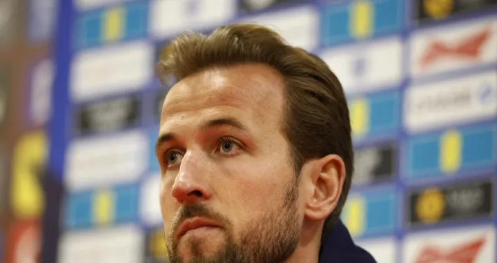 Soccer Football - FIFA World Cup - UEFA Qualifiers - England Press Conference - Arena Kombetare, Tirana, Albania - November 15, 2025 England's Harry Kane during the press conference Action Images via Reuters/Peter Cziborra/Foto: Peter Cziborra