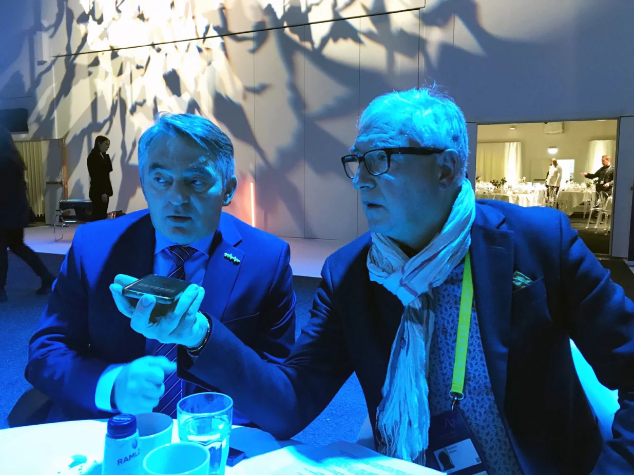 Željko Komšić, Miralem Pervizović, Međunarodni forum o holokaustu Malmö (Švedska)/Miralem Pervizović