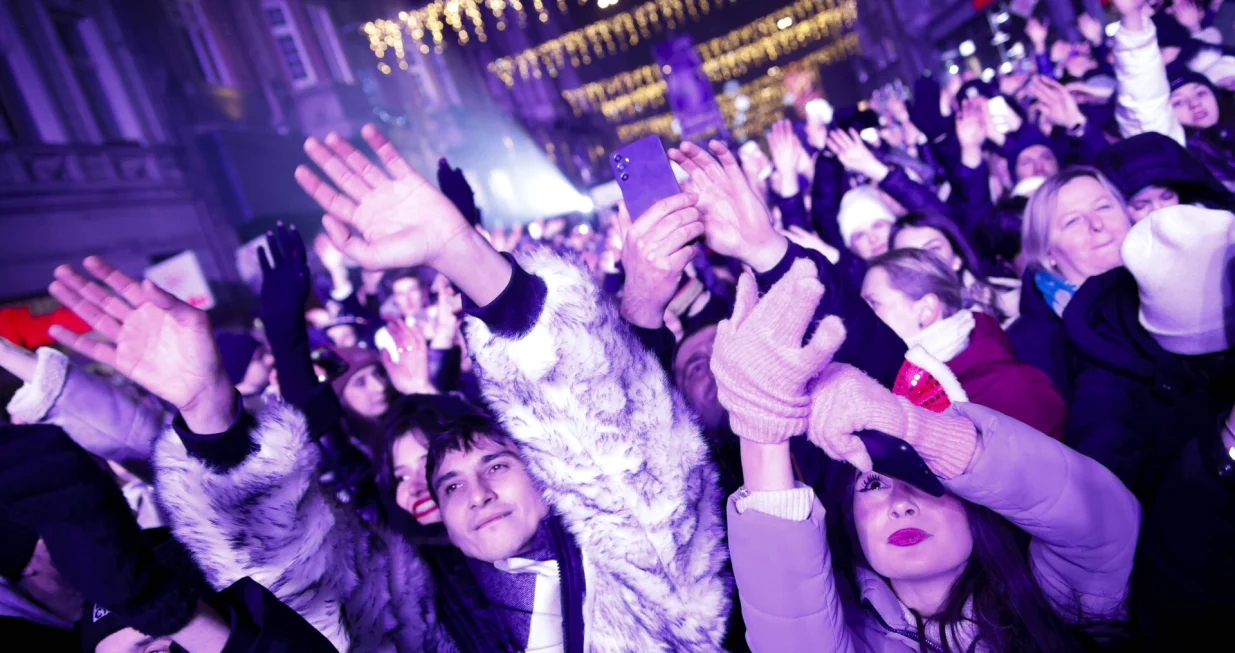 Adi Šoše i Severina publika uoči Nove godine 2024-2025/Damir Deljo