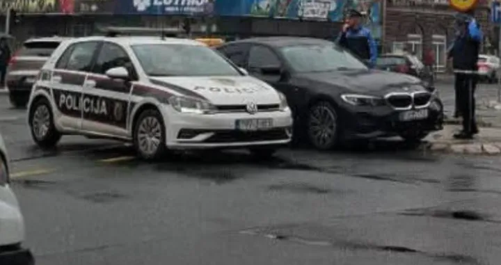 BMW, hrvatski državljanin, šine, tramvaj, blokada, MUP KS/Crna Hronika