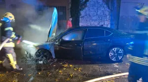 paljevina kordićevog službenog vozila PVP Mostar/Pvp Mostar