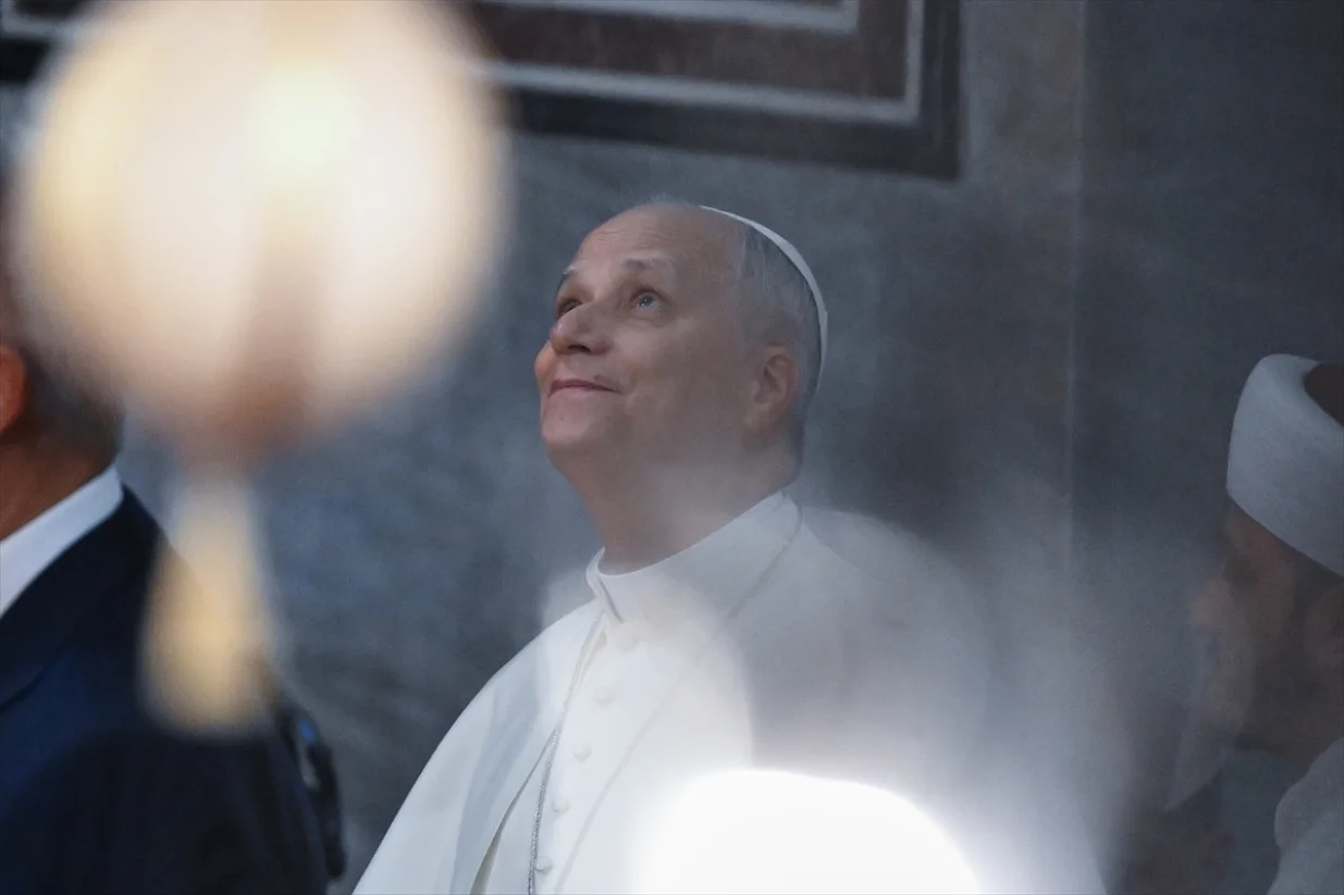 papa Lav XIV u Plavoj džamiji/Anadolija/