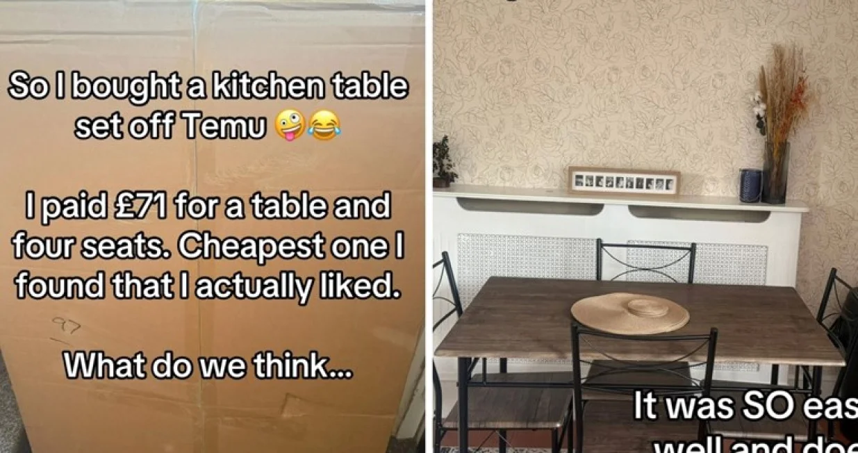 kuhinjski stol, temu, kupovina/Screenshot