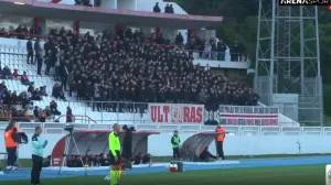 Ultrasi na današnjoj utakmici/Foto: 