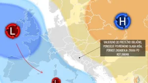 BH Meteo, vremenska prognoza, početka decembra/Bh Meteo