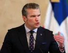 U.S. Secretary of Defense Pete Hegseth speaks during a meeting with Dominican Republic President Luis Abinader at the National Palace, in Santo Domingo, Dominican Republic November 26, 2025. REUTERS/Erika Santelices/Erika Santelices