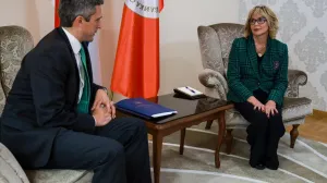 Fleming i Trišić-Babić na sastanku/Ambasada Sad U Bih