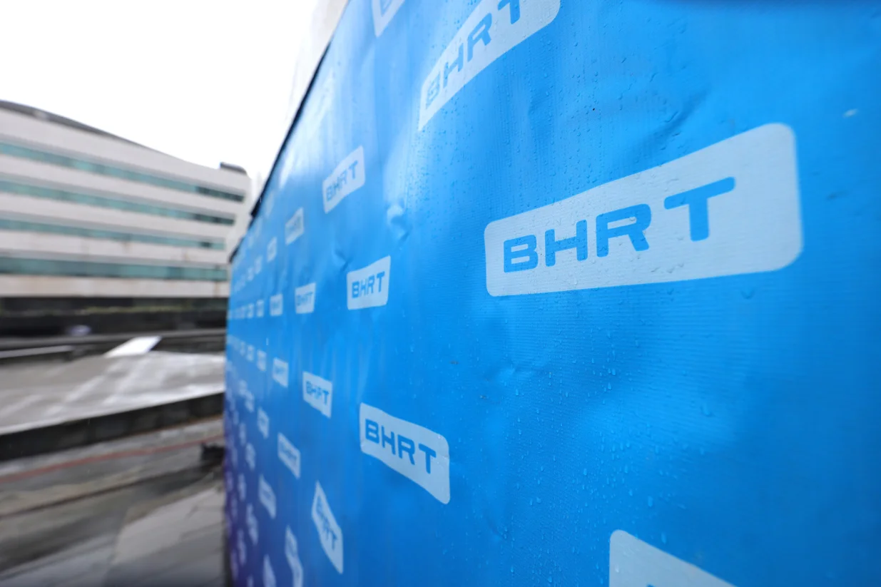 Protest uposlenika Radiotelevizije Bosne i Hercegovine BHRT ispred zgrade Parlamentarne skup&scaron;tine Bosne i Hercegovine./Senad Gubelić