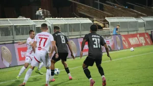 Detalj sa utakmice u Mostaru (FOTO: Sport1)/Foto: 