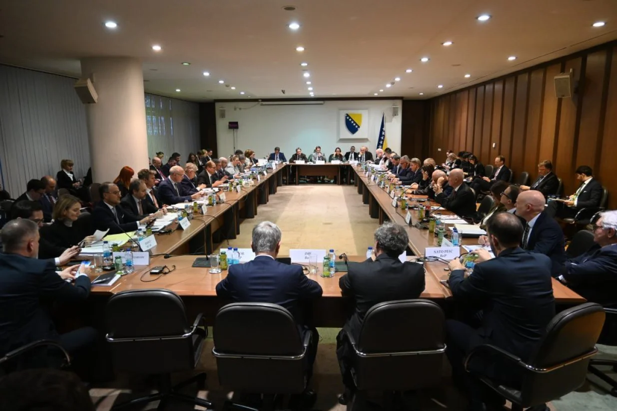 Zasjedanja UO PIC-a prvog dana prisustvovali su i &scaron;efovi Klubova poslanika u Predstavničkom domu PSBiH/Ohr