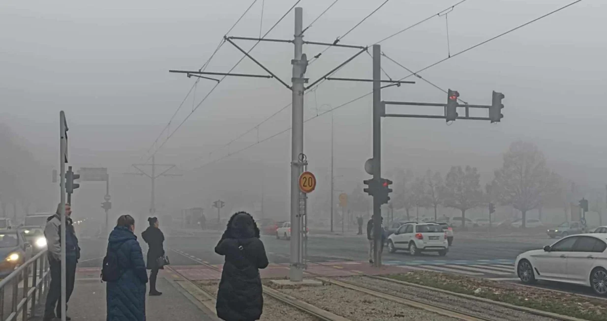 Magla, Sarajevo, zagađen zrak, vrijeme, slaba vidljivost, zagađenost/Edin Barimac
