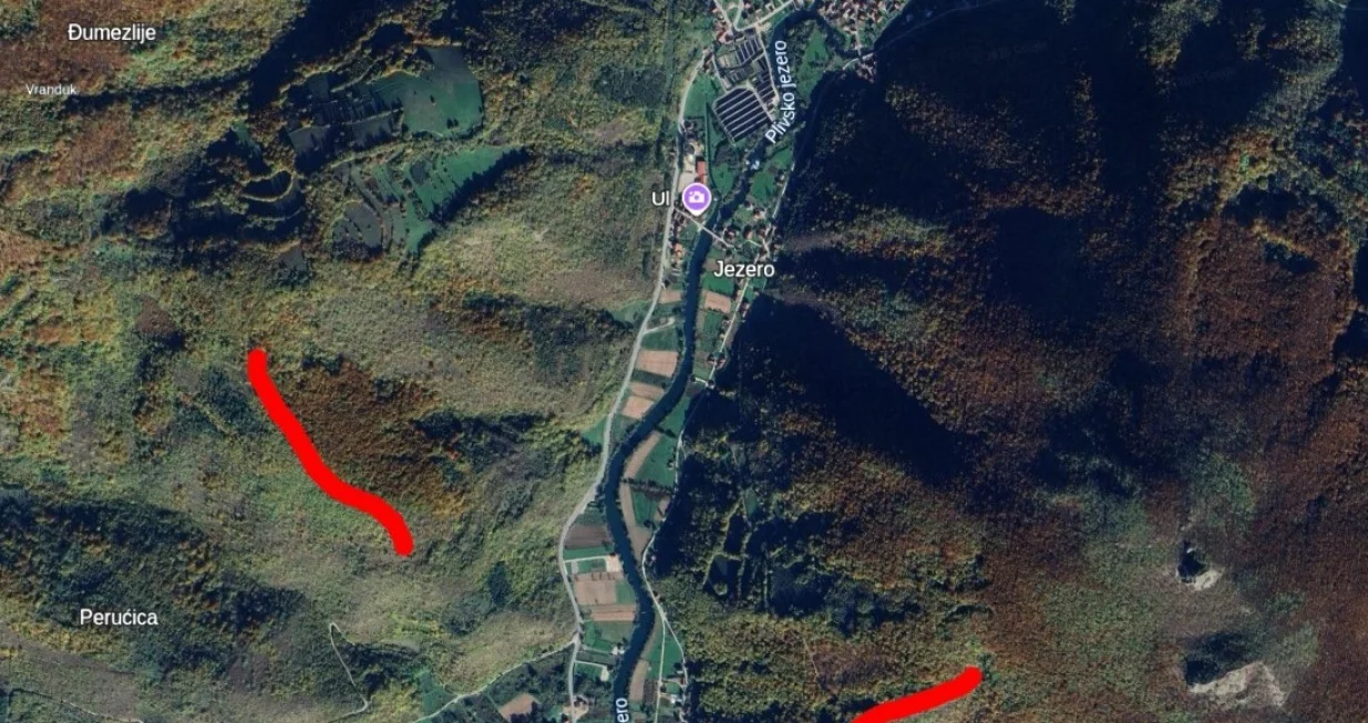 Buduća nalazišta zlata nalaze iznad glava mještana Jezera/Facebook// Facebook