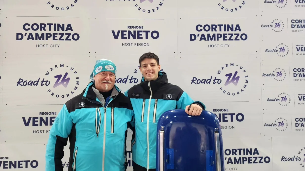 Mirza Nikolajev sa trenerom Senadom Omanovićem/Foto: 