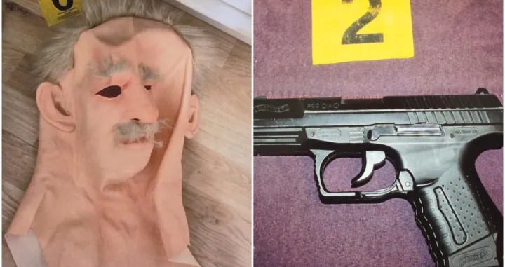 Oduzeti predmeti korišteni prilikom pljački/MUP HNK/