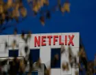 The Netflix logo is shown on one of their buildings in the Hollywood neighborhood of Los Angeles, California, U.S., December 2, 2025. REUTERS/Mike Blake/Mike Blake