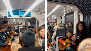 Učenici zasvirali i zapjevali u tramvaju/Vozimo Sarajevo Naprijed