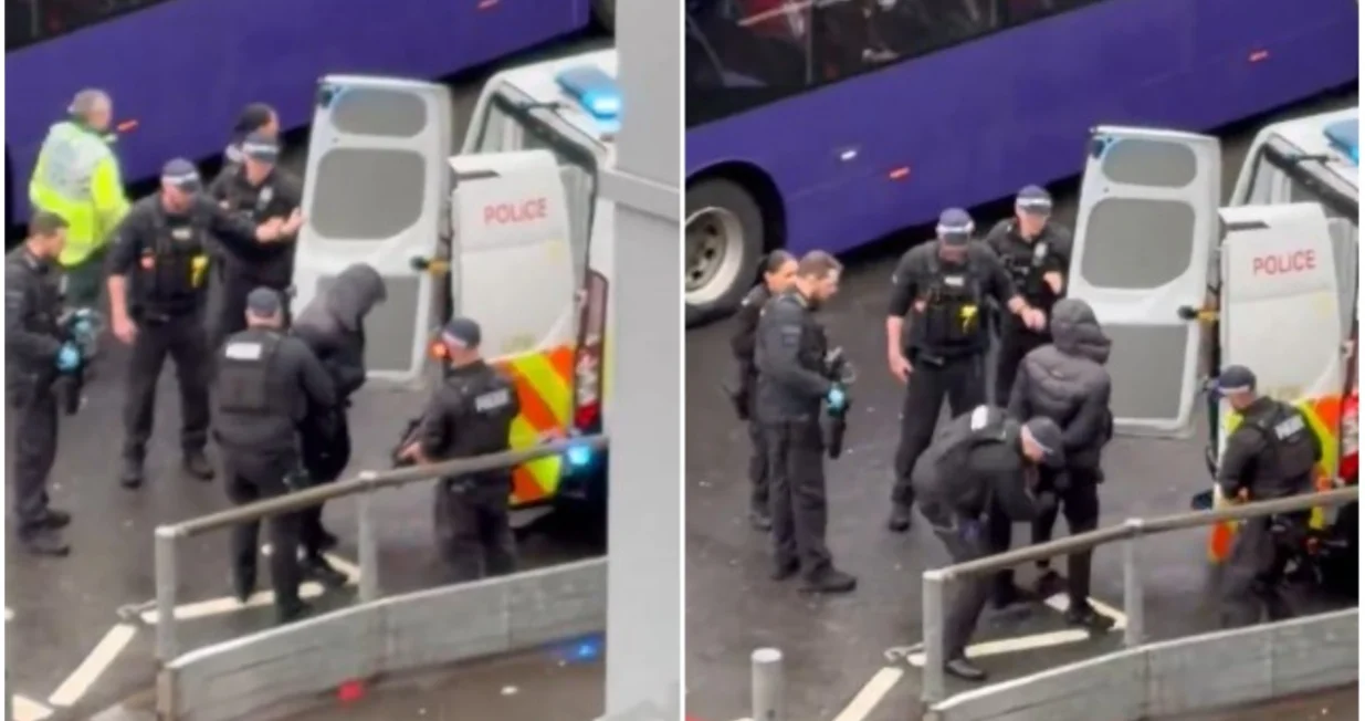 Na nogama policajci/Printscreen/X.com//