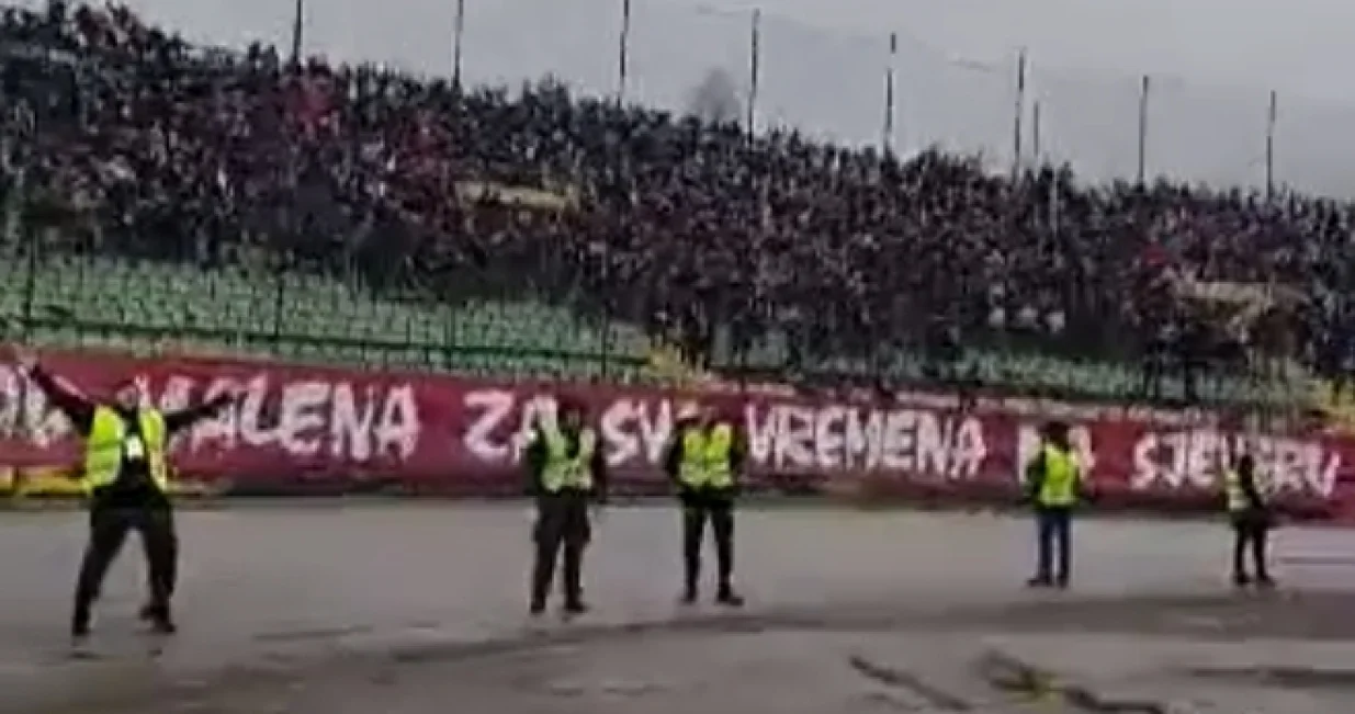 Slavlje navijača Sarajeva/Foto: 