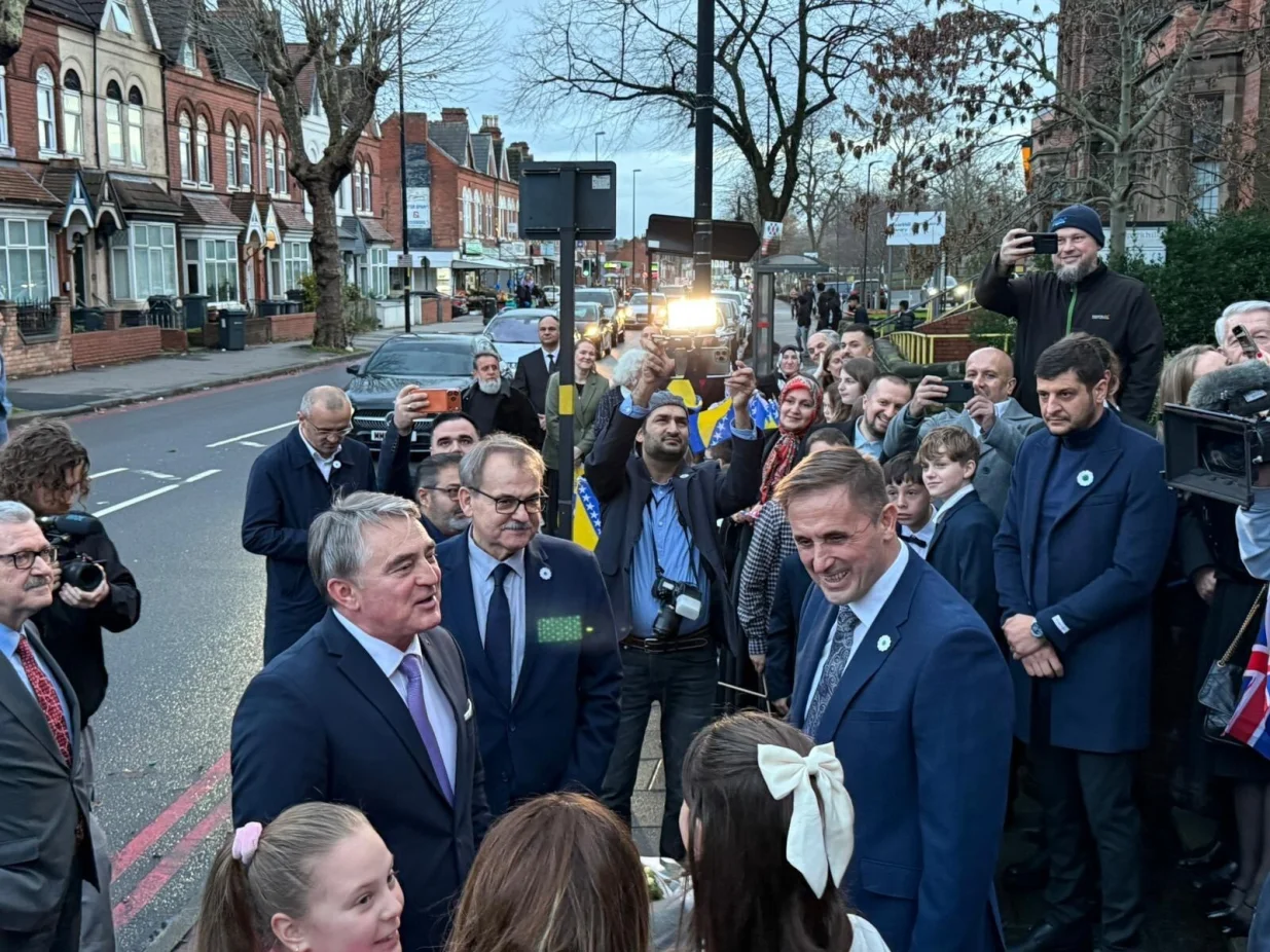 Dan državnosti BiH u Bosanskoj kući u Birminghamu, prijemu prisustvovao Željko Kom&scaron;ić//