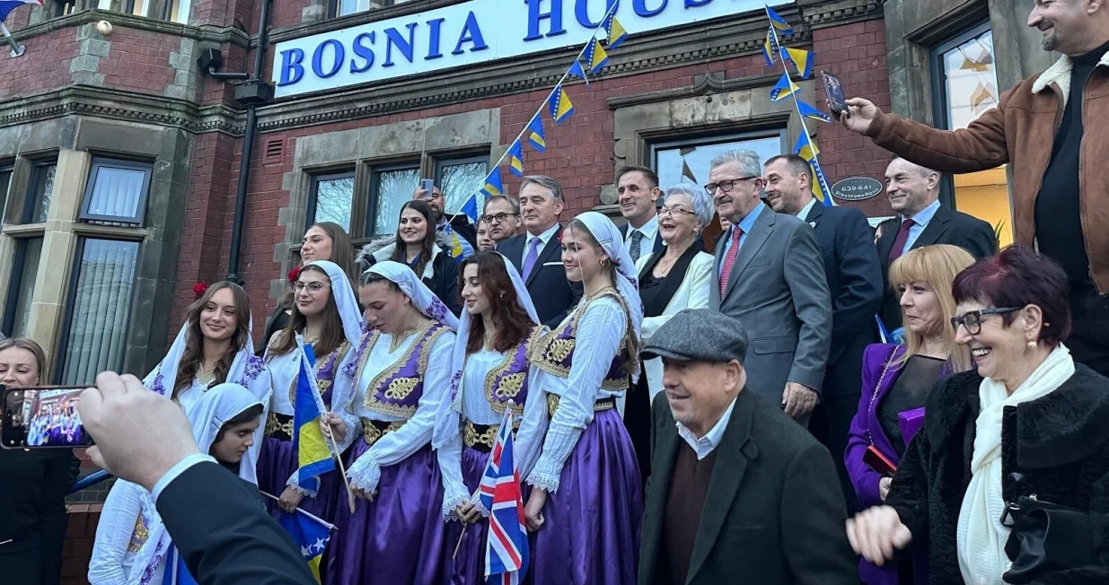 Dan državnosti BiH u Bosanskoj kući u Birminghamu, prijemu prisustvovao Željko Kom&scaron;ić//