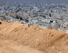 FILE PHOTO: Destroyed buildings as seen from an Israeli military outpost within the borders of the 'yellow line' in the Shujaiya neighborhood in the eastern part of Gaza City in the Gaza Strip November 5, 2025. REUTERS/Nir Elias EDITOR'S NOTE: REUTERS PHOTOGRAPHS WERE REVIEWED BY THE IDF AS PART OF THE CONDITIONS OF THE EMBED. SIX PHOTOS WERE REMOVED BY REUTERS UPON IDF REQUEST, CITING SECURITY CONCERNS. ALL SIX PHOTOS WERE OF AN IDF OUTPOST./File Photo/Nir Elias