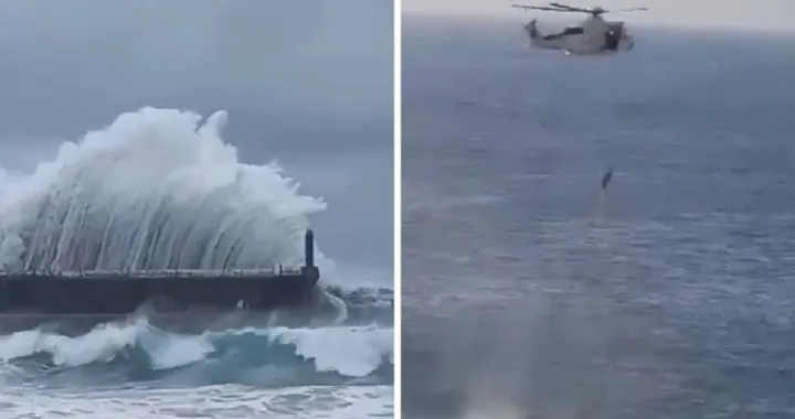 Vodena masa povukla više ljudi/Printscreen/X.com//