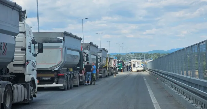 Gradiška terminal, kamioni granični prelaz/Goran Dakić/