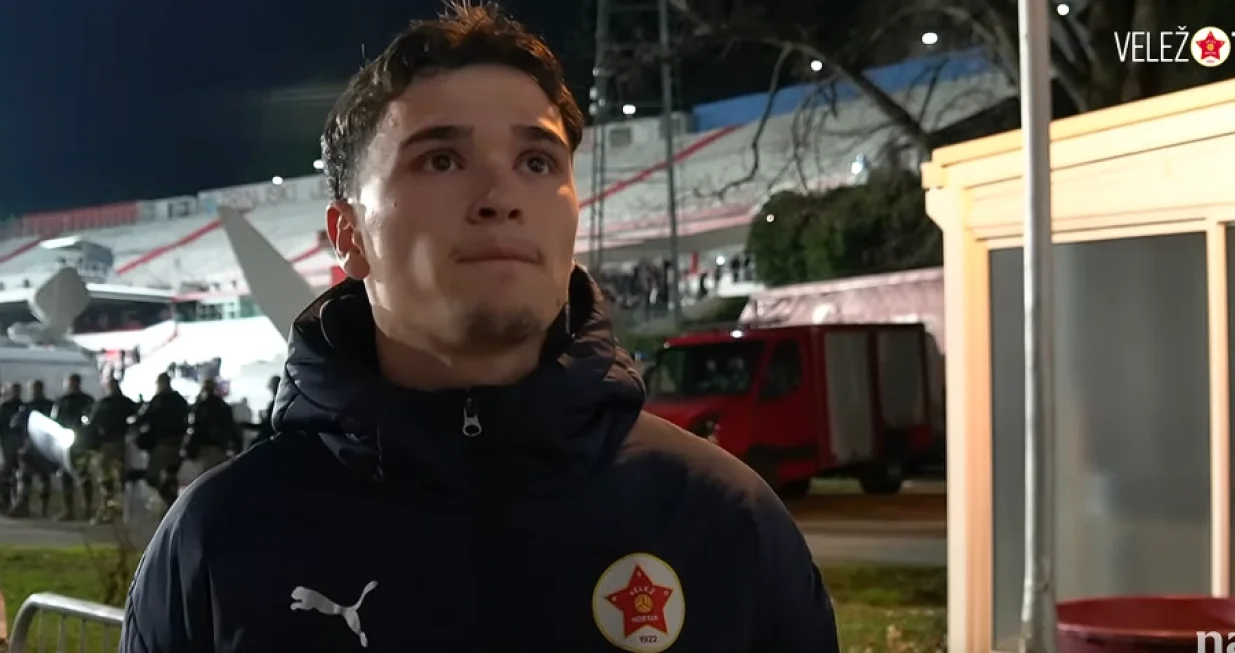Amar Milak (FOTO: Screenshot/FK Velež)/Foto: 