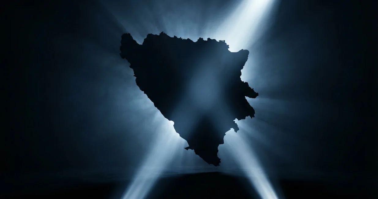 BiH je pod reflektorima/AI generisana ilustracija/