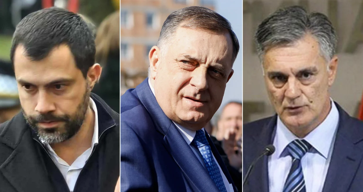 igor dodik, milorad dodik, sini&scaron;a karan/Lejla Sofradžija 