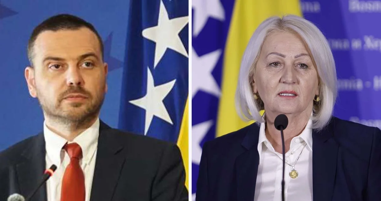 Sa&scaron;a Magazinović i Borjana Kri&scaron;to/Oslobođenje