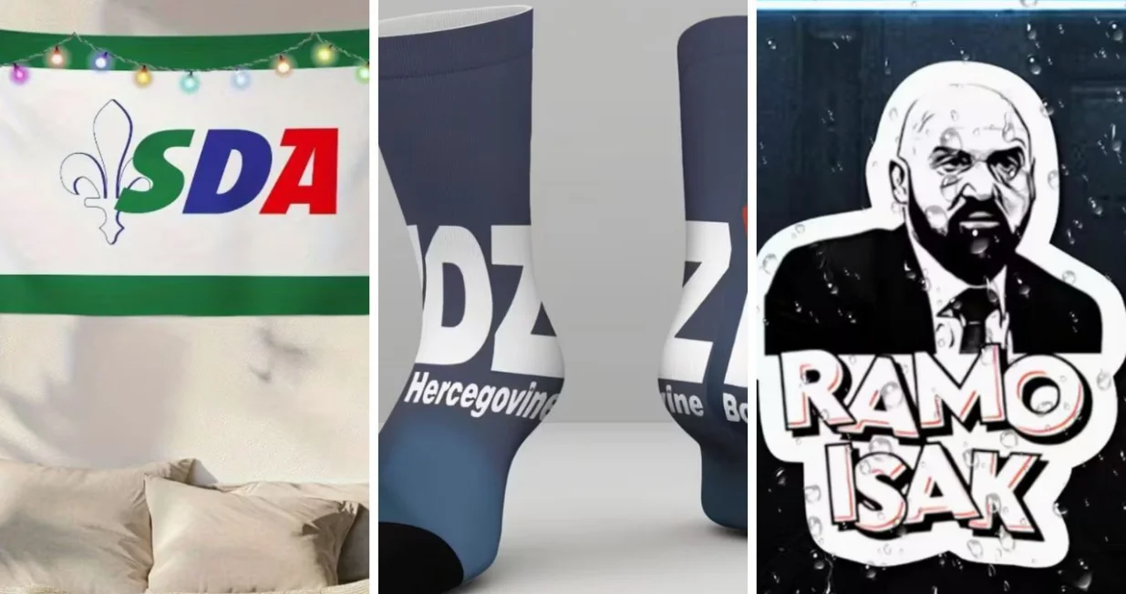 Stranački "merch" na Temu-u/Temu