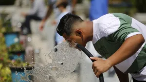 TEHERAN, IRAN, 23. AUGUST: Zbog ekstremno visokih temperatura zraka i toplotnog vala, iranske vlasti su proglasile tzv. "praznik zbog vrućine" u 28 provincija širom zemlje, s ciljem smanjenja potrošnje električne energije (Fatemeh Bahrami - Anadolu Agency)/