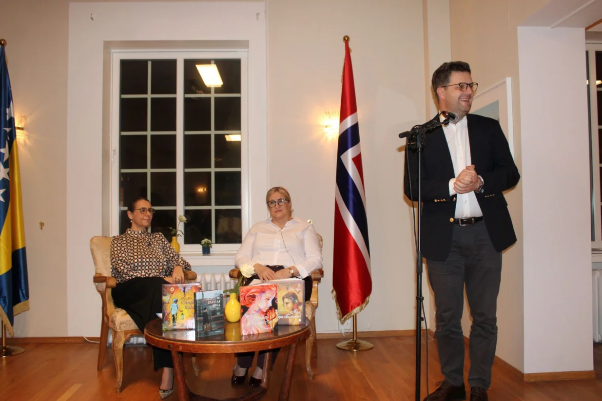 Promocija knjige za djecu "Vilinske tajne" autorice Edhije Mahić u Ambasadi BiH u Oslu/Fahro Konjhodžić