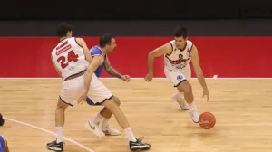 Detalj sa utakmice OKK Sloboda - KK Mornar Bar (Sport1)/Foto: 