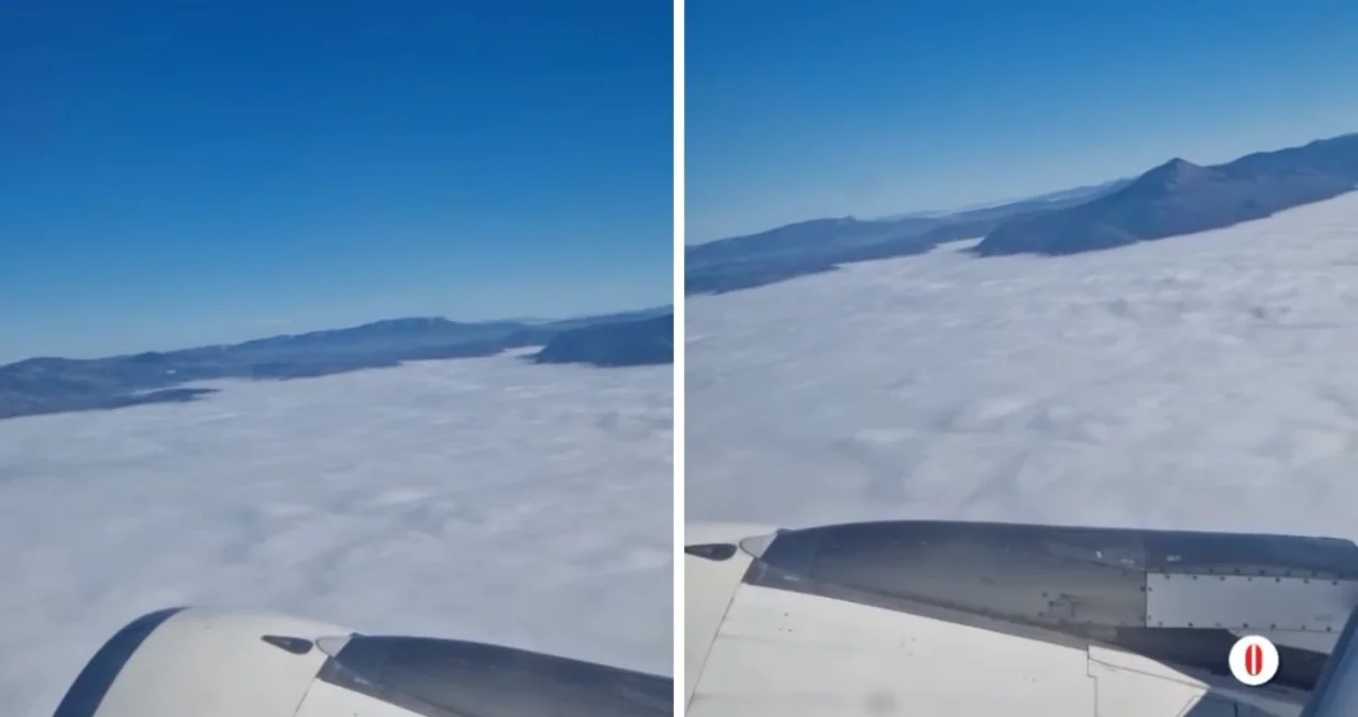 Snimak Sarajeva iz aviona/Sanel Konjhodžić