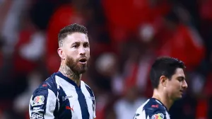 Soccer Football - Liga MX - Semi Final - Second Leg - Toluca v Monterrey - Estadio Nemesio Diez, Toluca, Mexico - December 6, 2025 Monterrey's Sergio Ramos reacts REUTERS/Eloisa Sanchez/Foto: Eloisa Sanchez